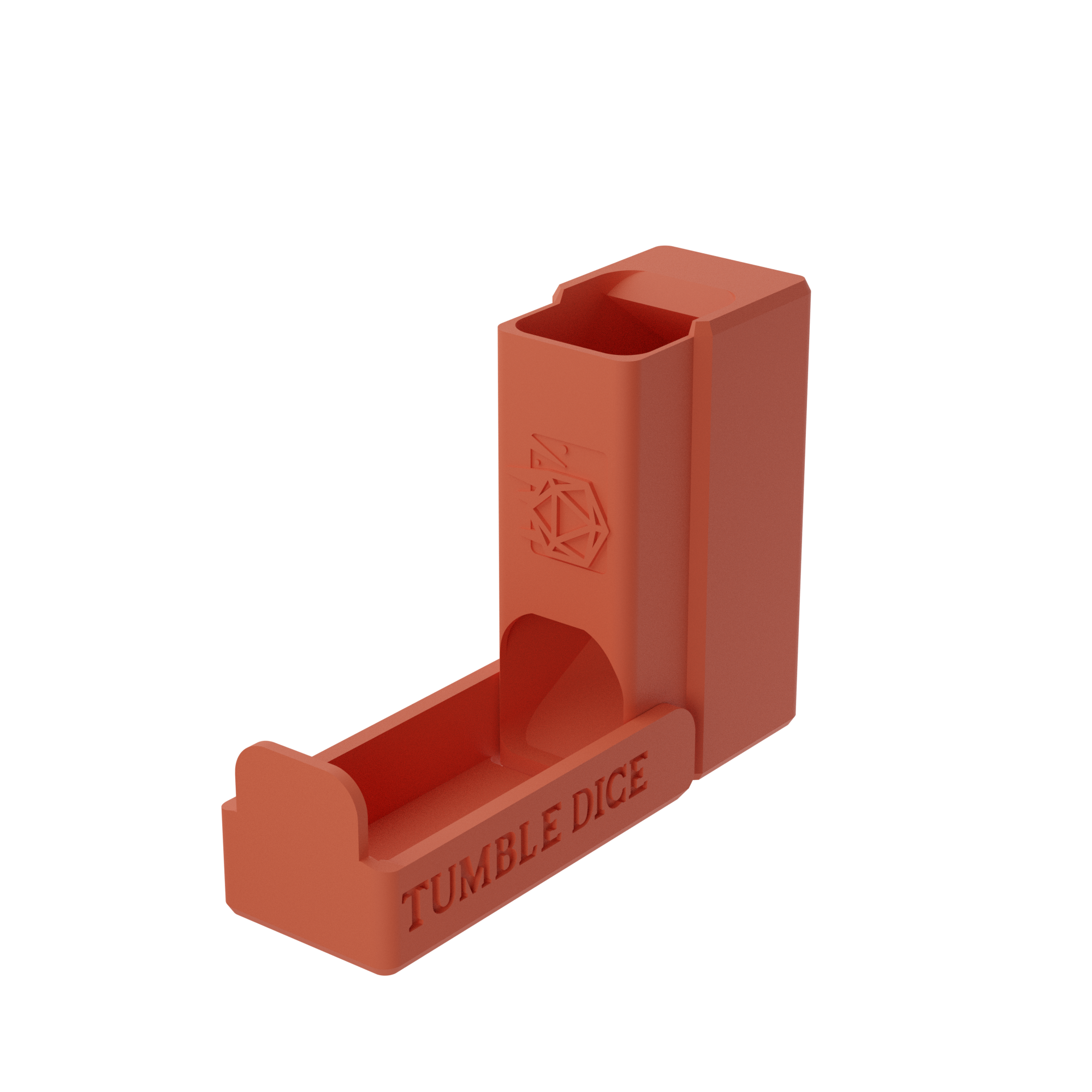 TumbleDice Tower 2 Matte Muted Red (PLA)